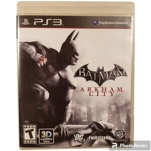 Batman Arkham City Sony PlayStation 3 PS3 Game Complete w/ Manual